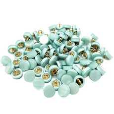 심플 플랫 라운드 대리석 패턴 DIY 의류 액세서리 부자재 대리석 마블 콩단추, 50개, 라이트 블루