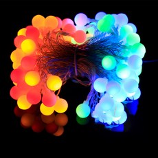 Gaon Homebellish 防水電池盒櫻桃燈串 100燈 + 12種模式聲控遙控器 F24, 多色, 100m, 1個