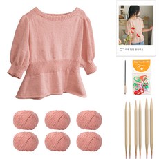 yarna 아루 펖펖 블라우스 DIY 패키지 S, 19, 1세트