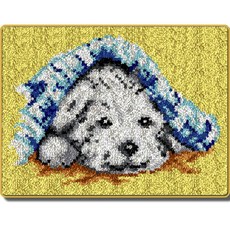 끌레어 강아지 카펫 자수 DIY 패키지, TYPE 01 컬러, 1개