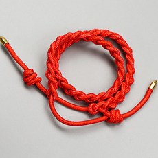 纖細編織結扣環手機殼包DIY掛繩, 1個, 紅色