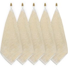 Jyuryeonjejakso Manufactory 40 支 Komasa 環狀毛巾, 米色, 5個