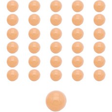 파스텔 컬러 곡면 플라스틱 DIY 의류 액세서리 부자재 콩단추 10mm, 50개, 오렌지