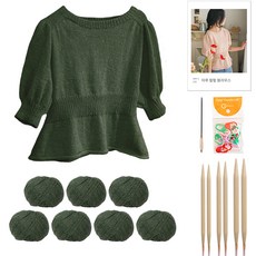 yarna 아루 펖펖 블라우스 DIY 패키지 M, 16, 랜덤발송(단수링), 1세트