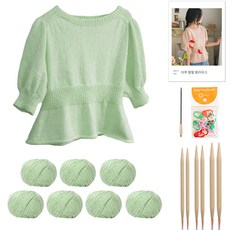yarna 아루 펖펖 블라우스 DIY 패키지 M, 74, 랜덤발송(단수링), 1세트