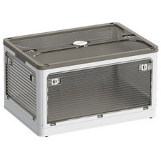 DAPER NAM 便攜式折疊野營箱桌子收納箱大號, 白色的