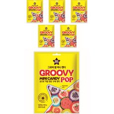 한울식품 그로비 팝 미니 캔디, 50g, 6개