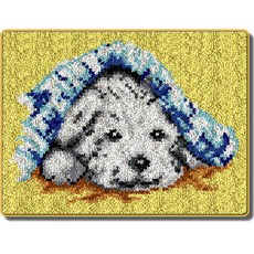 더인홈 강아지 십자수 DIY 패키지 50 x 38 cm 컬러 도안, TYPE1, 1개