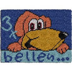 더인홈 강아지 십자수 DIY 패키지 50 x 38 cm 기본 도안, TYPE6, 1개