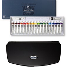 ShinHanart 專業用水彩顏料 + Mijello Fusion 20格調色盤套組, 20色
