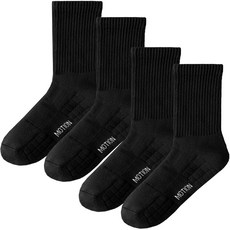 Bona Living 高爾夫運動中筒襪 2雙組, B 黑色, 黑色