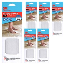 쓰리엠 논슬립 미끄럼방지 테이프 투명 욕실 욕조용, 6세트