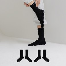 싹스탑 여성용 컴프레션 논슬립 압박 쿠션양말 2컬레 세트