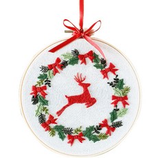 聖誕刺繡 DIY 30 x 30 cm, 1套, TYPE1