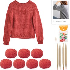 yarna 아루 레이 요크 스웨터 DIY 패키지 M, 60, 1세트