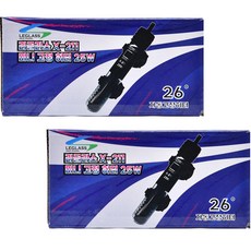LEGLASS 觀賞魚用迷你固定加熱器 25W X-211, 2個