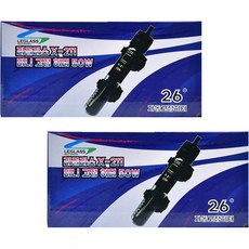 LEGLASS 觀賞魚用迷你固定式加熱器 50W X-211, 2個