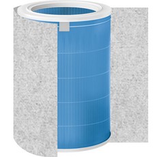 Tsi 小米空氣清淨機濾芯 米家 1/2/2S/2H/3/3H/3C/Pro 相容 01 藍色 + 輔助濾網套組, 單一商品, 1個