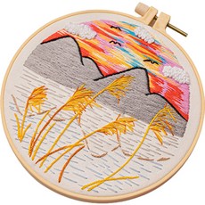 WIZ&WIZ 任何人都能 DIY 法國刺繡套組, 1套, 山野09