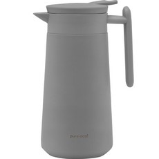 Nature Living Pure Day北歐風304不鏽鋼保溫水壺, 800ml, 灰色, 1個