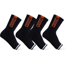 BOB 女性胸針氣墊中筒襪 2雙組 BOB-105, 黑色, 2個