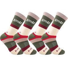 BOB 男士 Diverse 氣墊長筒襪 BOB-203 2雙, 卡其色