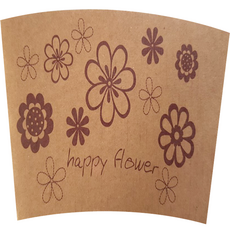 Big Traders 92F Ice Cup Happy Flower 1013 共用杯套, 1個, 200件