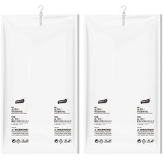 超強力免工具衣架型壓縮袋 大, 1入, 2個