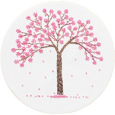 Clair 新手用樹木刺繡DIY材料包, 1套, TYPE 01