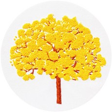 Clair 新手用樹木刺繡DIY材料包, 1套, TYPE 03