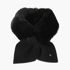 Cleveland GOLF 女式全毛皮針織彩色保暖冷領保暖衣 CGWNW24017, 黑色的