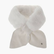 Cleveland GOLF 女式全毛皮針織彩色保暖冷領保暖衣 CGWNW24017, 白色的