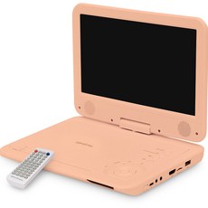 에듀플레이어 블루투스 휴대용 DVD 플레이어 코랄핑크, EDP101 Pro BT