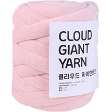 mamaknit 雲朵巨人紗絨編織線 500g, 1個, 216 淺桃色
