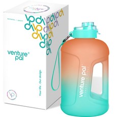 漸層運動水壺, 橘綠漸層, 1.5L, 1個