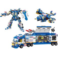 警用機器人組合積木8in1 826塊, 混合顏色