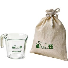 Glasslock 量杯 + 袋, 500毫升, 透明