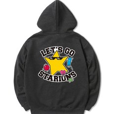 온디즈 남성용 레츠고 기모 빅사이즈 후드집업 티셔츠 E09ODZ_DZ4358