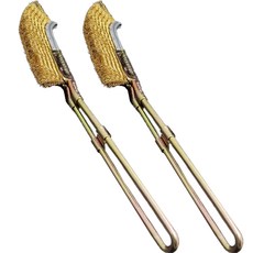 World Clean 黃銅弧形刷, 2個, 金色