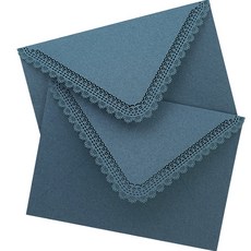 Maket Gamseong 蕾絲禮物袋, 10個, 藍色