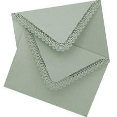 Maket Gamseong 蕾絲禮物袋, 10個, 薄荷綠