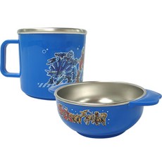 LE BARN 防滑不銹鋼杯+防滑不銹鋼盤, 混合顏色, 1個