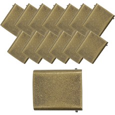 모자끈용 잠금장치 S, 엔틱골드, 14개