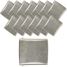 帽繩用鎖扣 L, 14個, 鎳色