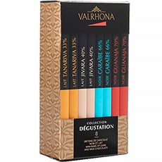 VALRHONA 法芙娜 迷你鑑賞巧克力棒精選8入組, 160g, 1個