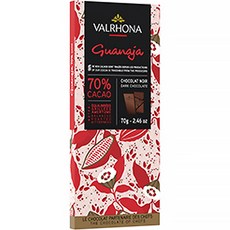 VALRHONA 番石榴 70% 巧克力棒, 1盒, 70g