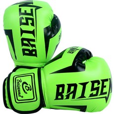 Soonjam 拳擊拳擊武術魔術貼手套, 綠色
