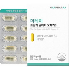 GMPHARM The Ray超臨界rTG Omega 3魚油軟膠囊 43.8g, 60顆, 1盒