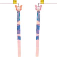 Zooah Pet 貓咪卡夏卡夏蝴蝶棒, 2個, 混合顏色