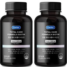 세비톨 토탈 케어 포뮬러 비오틴 76.5g, 90정, 2개